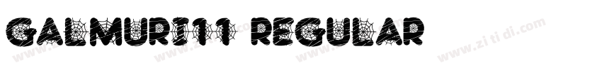 Galmuri11 Regular字体转换